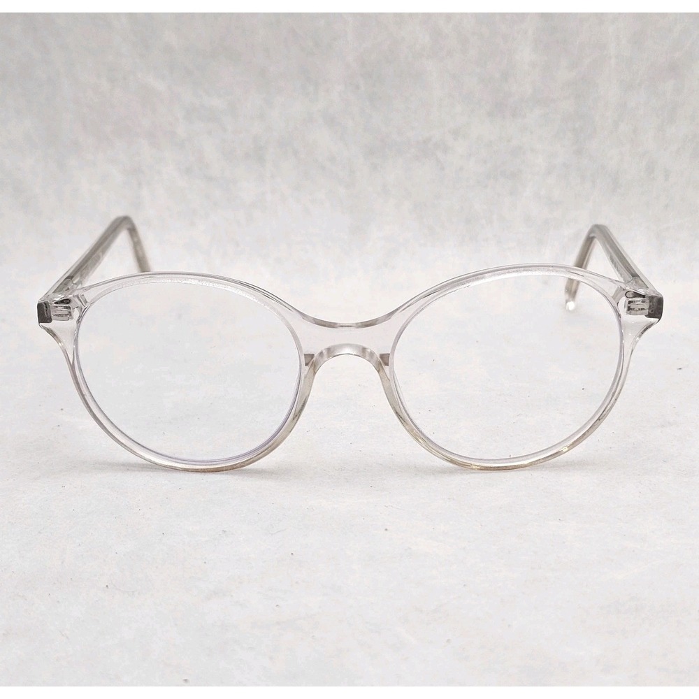 EUC Warby Parker Farris 500 Clear Crystal Eyeglasses Frame 50-18-140 Eyewear - Picture 2 of 10